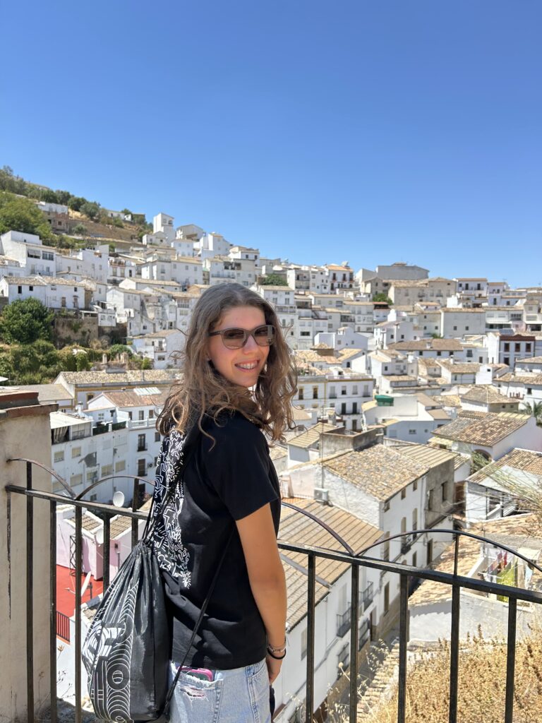 A holiday photo of me in Setenil, Spain