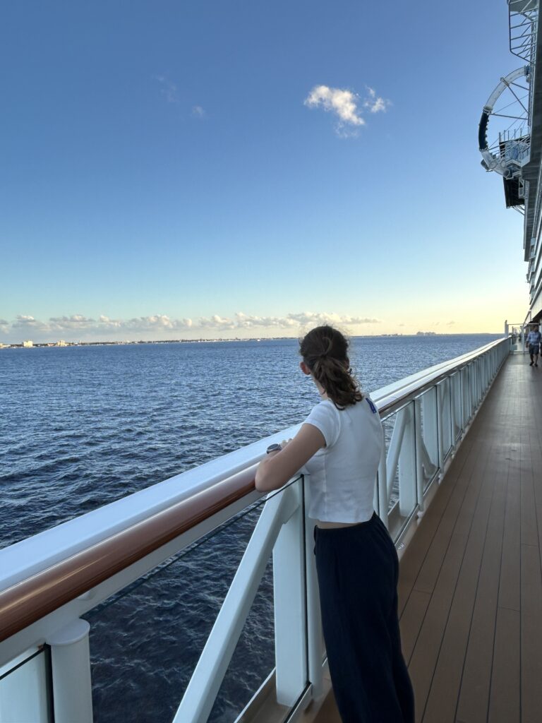 A holiday photo of me, looking out to sea
